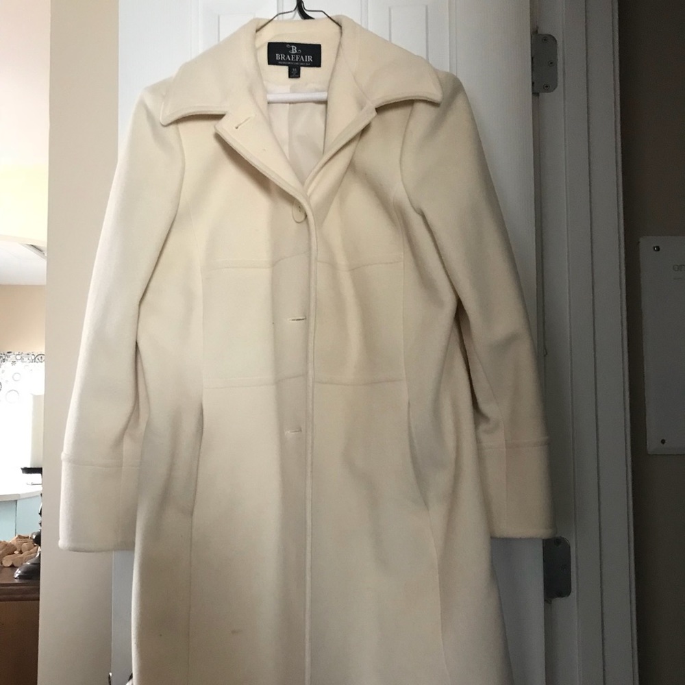 Long white jacket